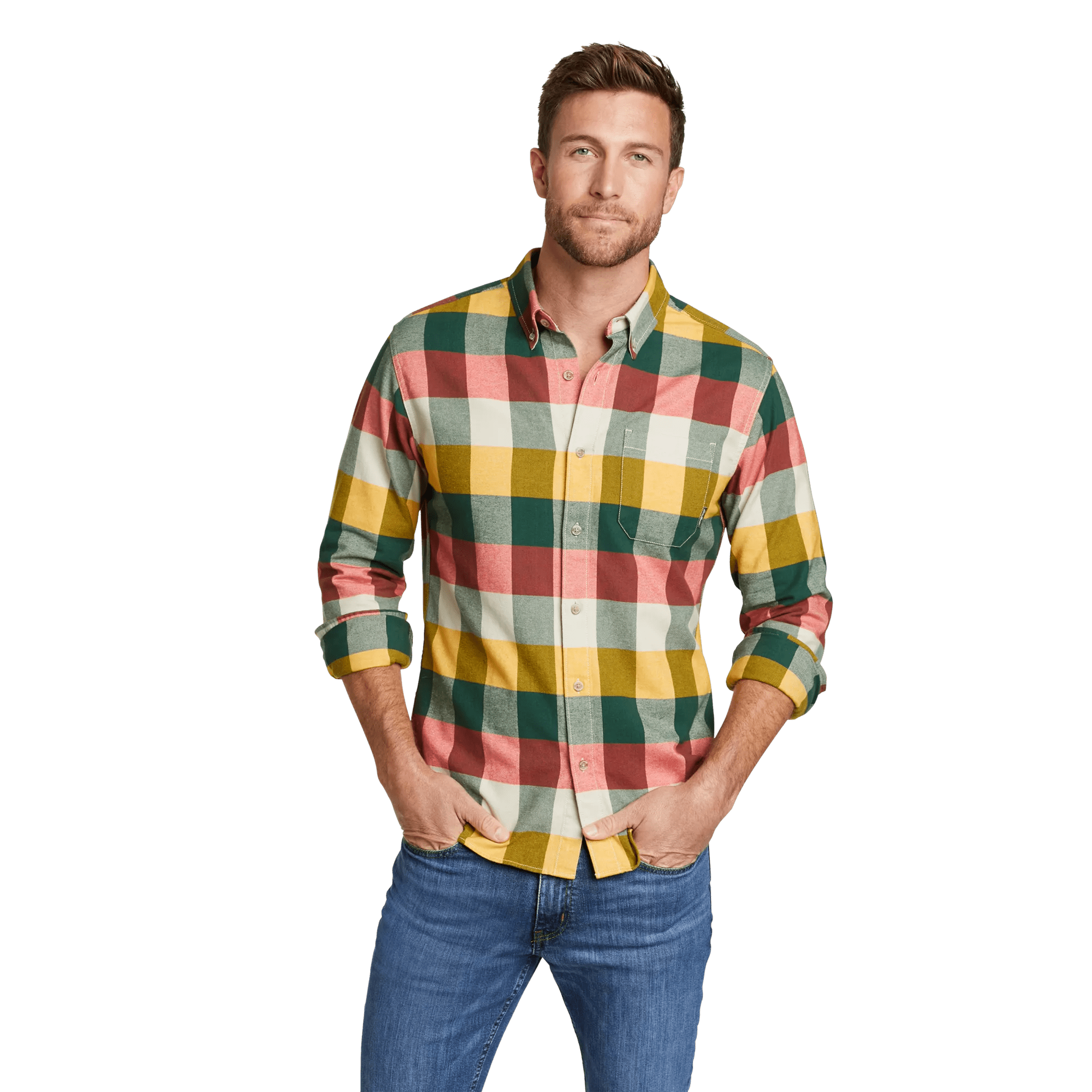 Eddie's Favorite Flannel Relaxed Fit Shirt - Plaid