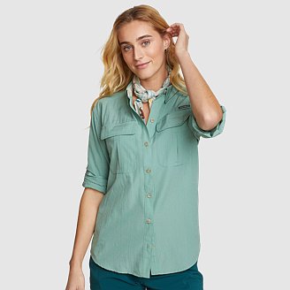 Women's long sleeve T-shirt Eddie Bauer Resolution Guide - T-shirts & Tank  Tops - Clothing - Women