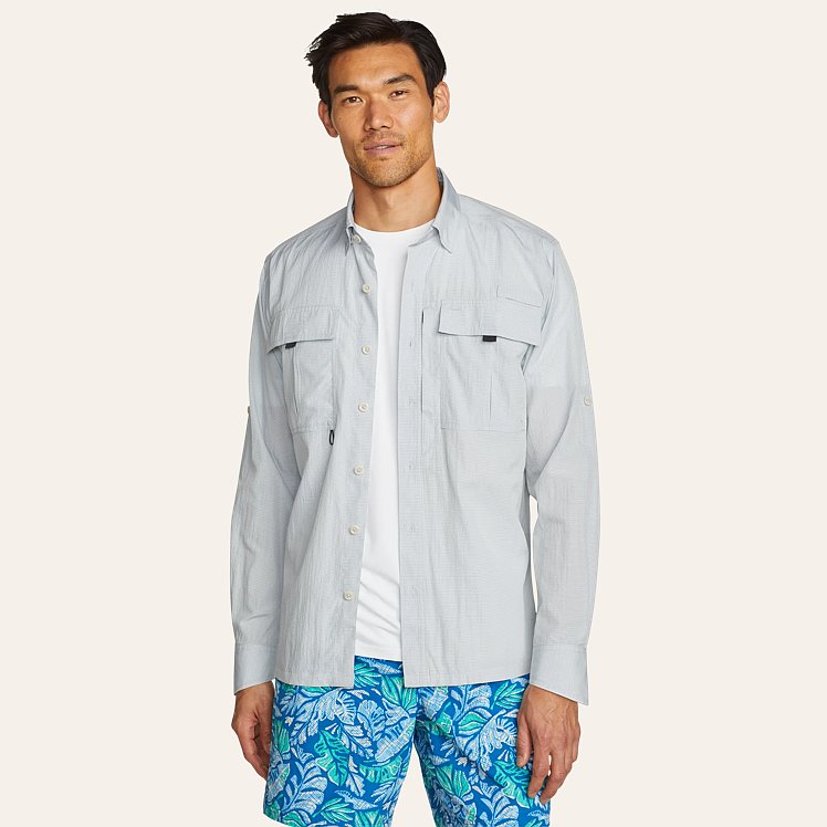【激安大特価！】 Men's Upf Guide 2.0 Long-sleeve Shirt | Eddie Bauer Clothing