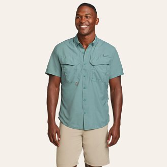 Eddie Bauer Men's King Salmon Short-Sleeve Shirt