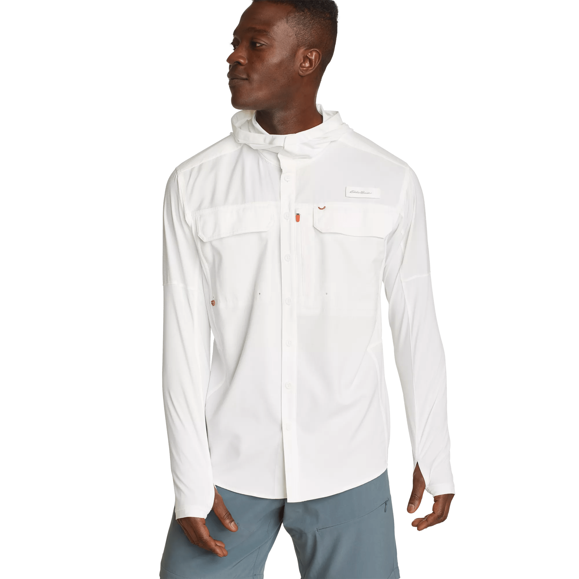 Twin Fin Long-Sleeve Hooded Shirt