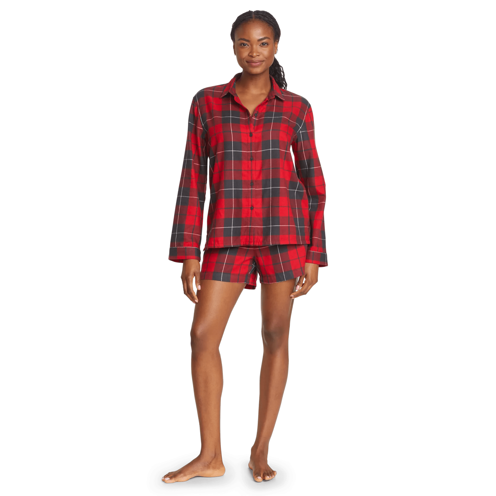 Soft Flannel Relaxed Pajama Set