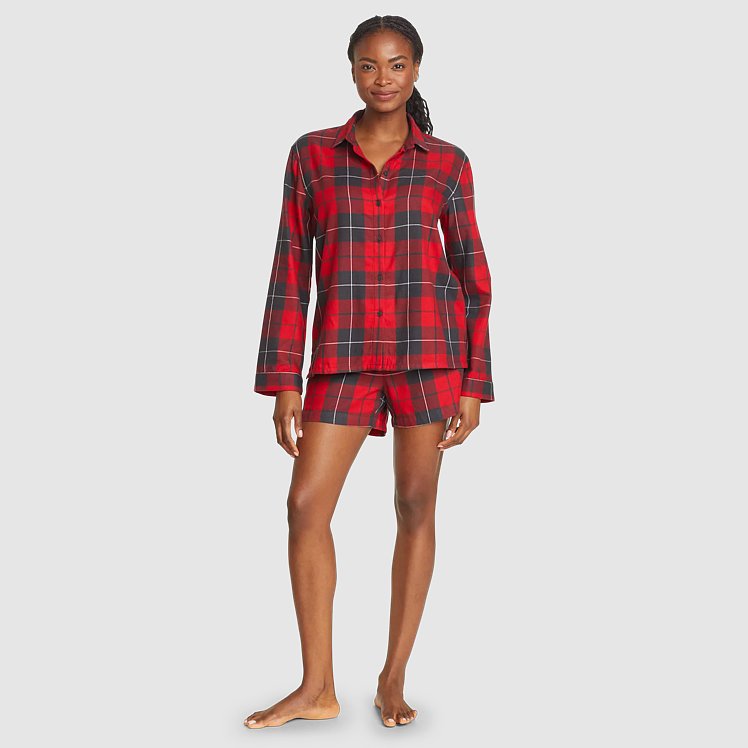 Women s Soft Flannel Sleep Set Eddie Bauer