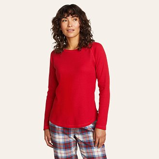 Womens Stines Favorite Thermal Crew - Solid
