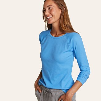 Womens Stines Favorite Thermal Crew - Solid