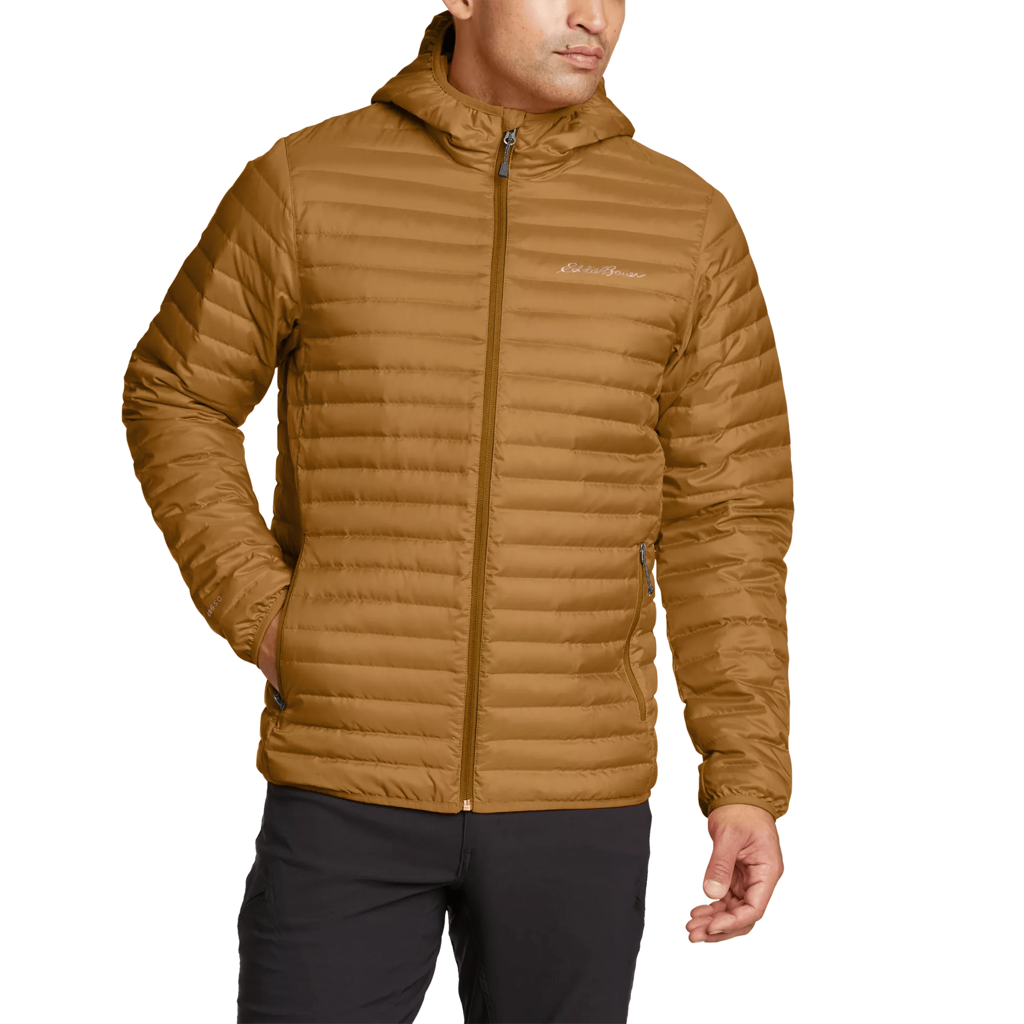 Microlight Down Hooded Jacket