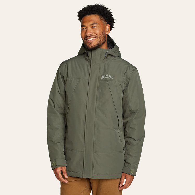 Men s Rainfoil Ridge Down Waterproof Rain Jacket Eddie Bauer