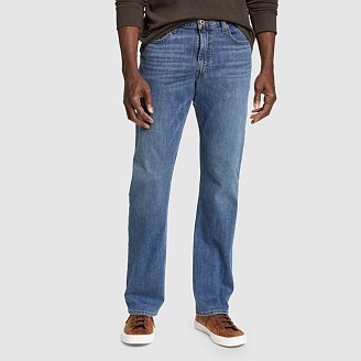 Eddie Bauer Straight Fit Fleece Lined Flex Strech Jeans Pants Men’s 32x30