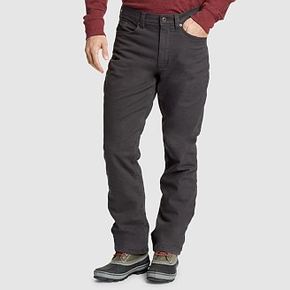 Eddie Bauer Men's Fleece Lined 2-Way Stretch Tech Pant (as1, Waist_Inseam,  Numeric_32, Numeric_30, Regular, Regular, Black, 32W x 30L) at  Men's  Clothing store