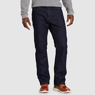 Men's Field Flannel-Lined Flex Straight Jeans