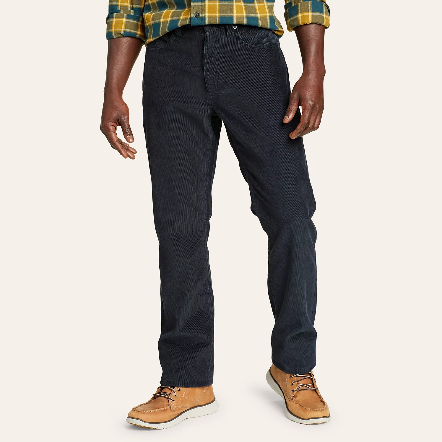 Straight Five-Pocket Corduroy Pants