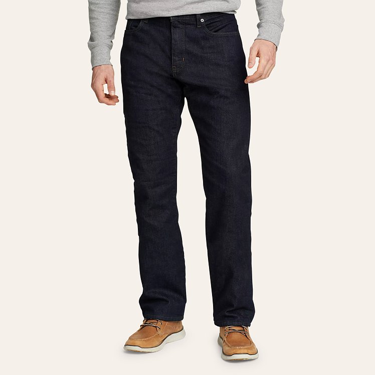 Men s Fleece Lined Flex Straight Jeans
