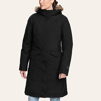 Image of Women's Silver Lining Down Waterproof Stadium Coat