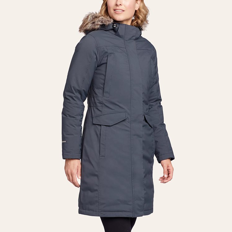 Women s Silver Lining Down Waterproof Stadium Coat Eddie Bauer