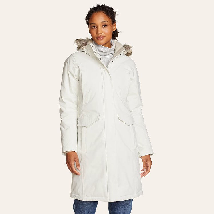 Women s Silver Lining Down Waterproof Stadium Coat Eddie Bauer