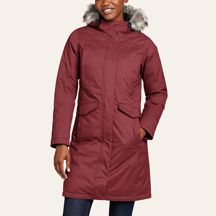 Women's Silver Lining Down Waterproof Stadium Coat | Eddie Bauer