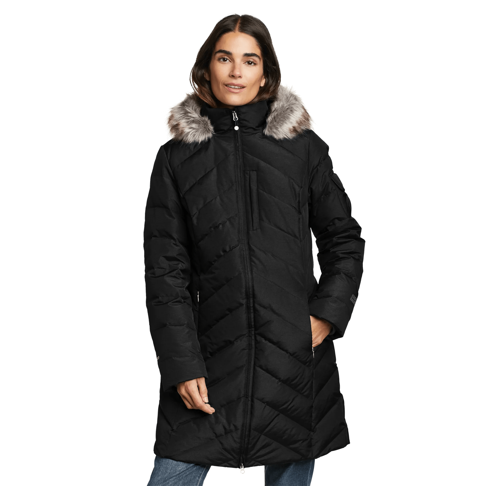 Crystal Ridge Windproof Down Hooded Parka