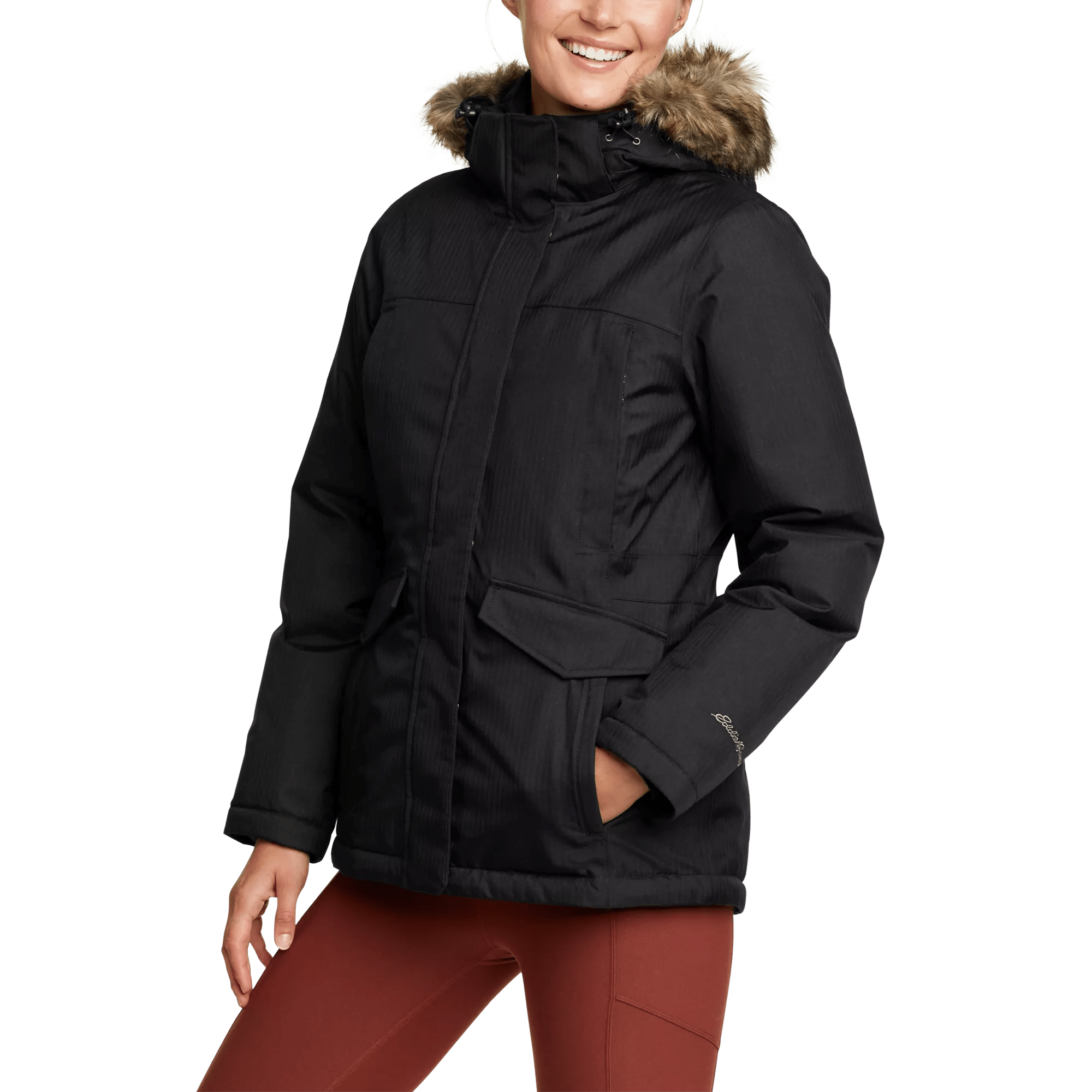 Silver Lining Down Waterproof Hooded Rain Jacket