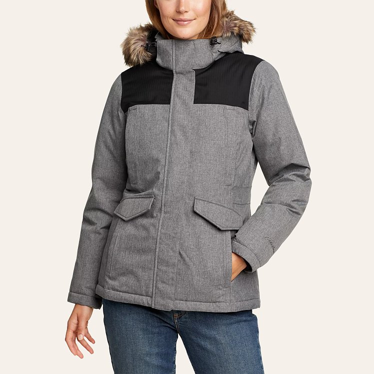 Eddie bauer silver lining down parka best sale