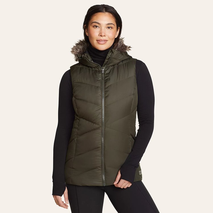 Eddie bauer goose down vest fashion womens