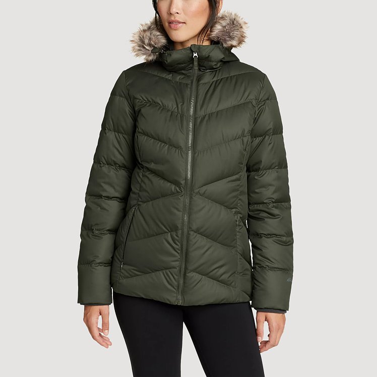 Women's Classic Down Hooded Jacket | Eddie Bauer