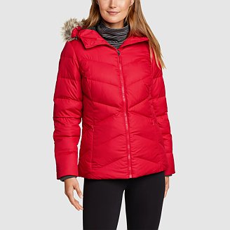 Women's Classic Down Hooded Jacket | Eddie Bauer Outlet