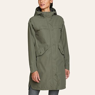 Women's Rainfoil Waterproof Trench Coat