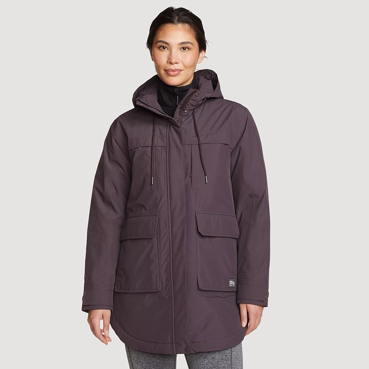 Women's Rainfoil® Storm Insulated Trench Coat Eddie Bauer