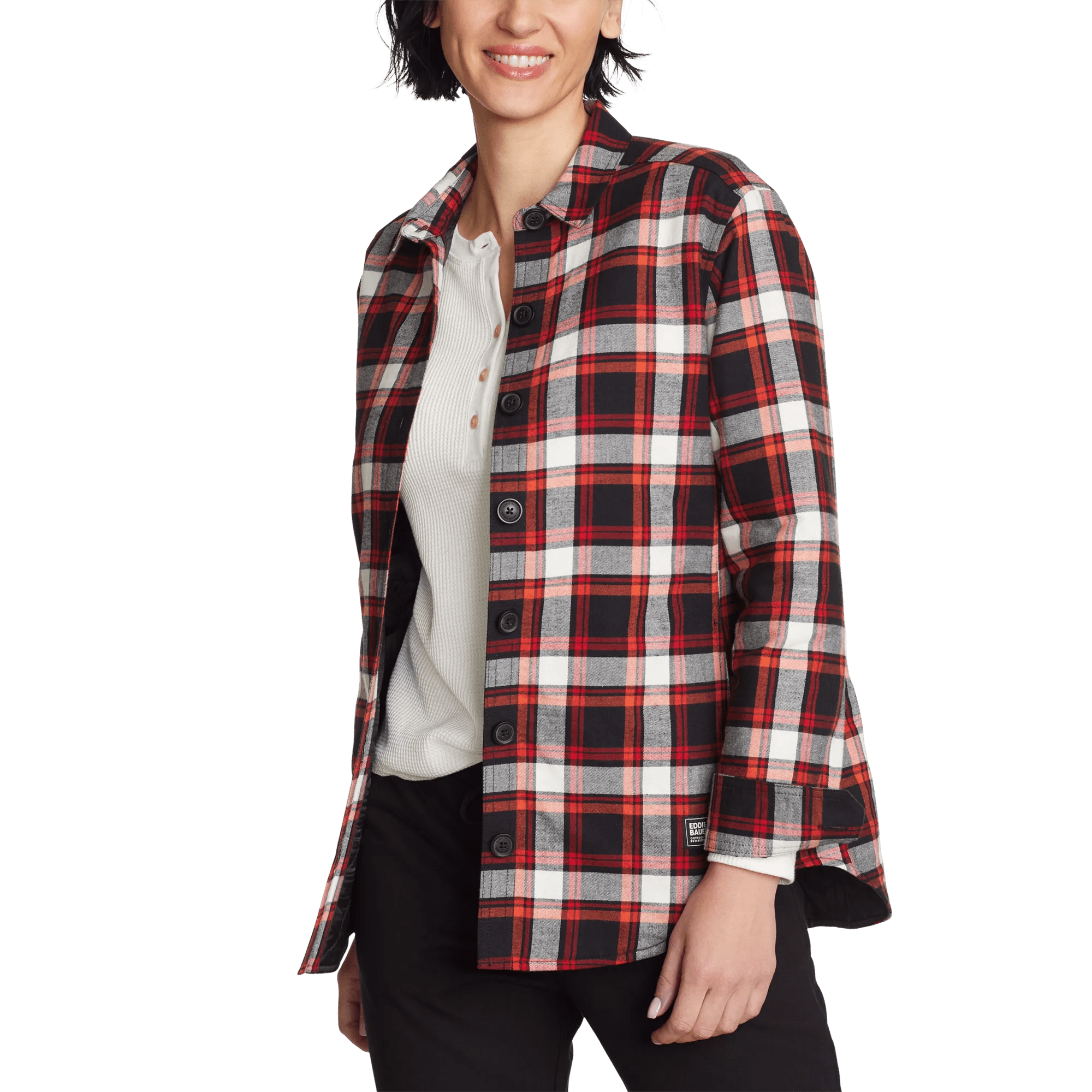 Quilted Flannel Shirt Jacket