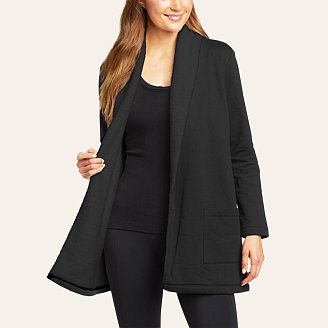 Women's Faux Shearling Cabin Cardigan