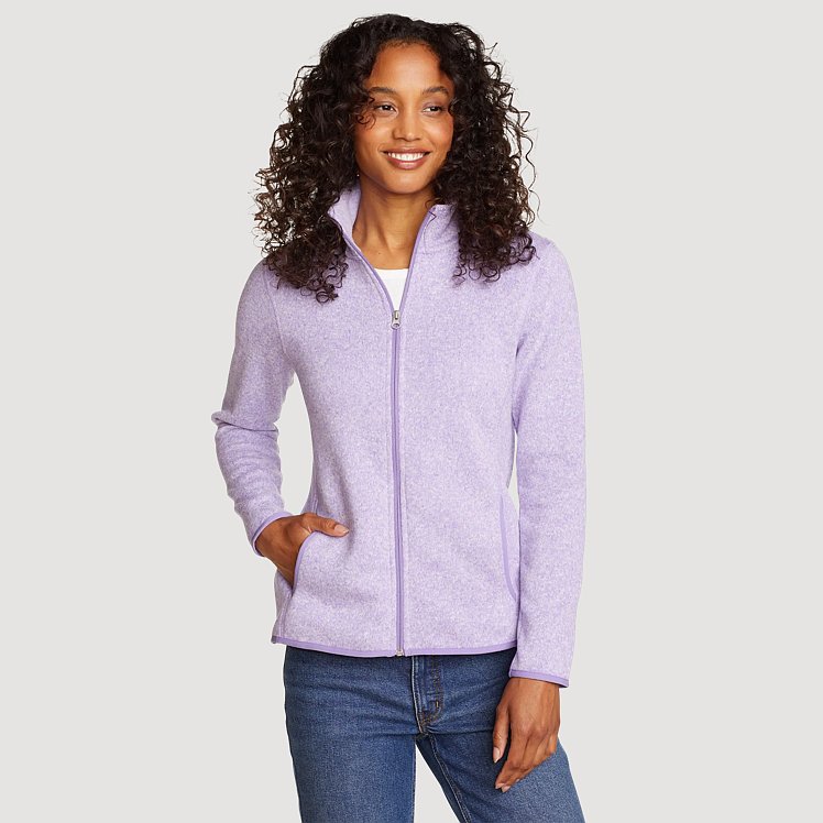 Women's Radiator Fleece Full-zip Mock | Eddie Bauer