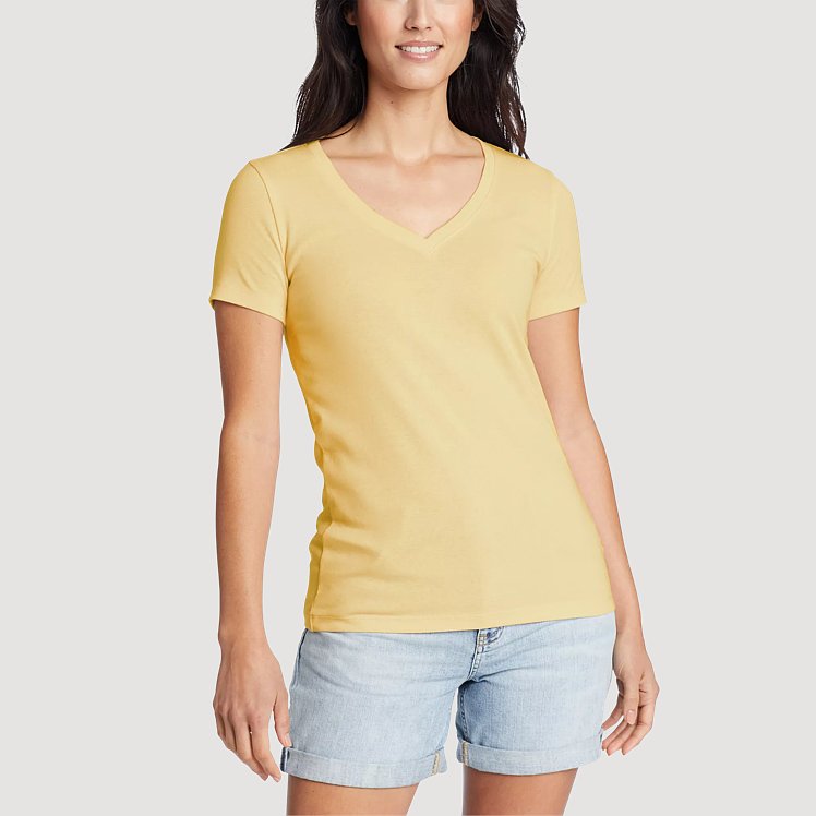 Women's Stine's Short-sleeve V-neck T-shirt Eddie Bauer