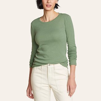 Image of Women's Stine's Long-Sleeve Crew T-Shirt