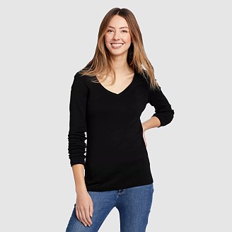 Women's Stine's Long-Sleeve V-Neck T-Shirt