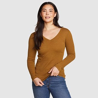 Women's Stine's Long-Sleeve V-Neck T-Shirt