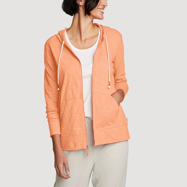 Women's Legend Wash Slub Full-zip Hoodie | Eddie Bauer