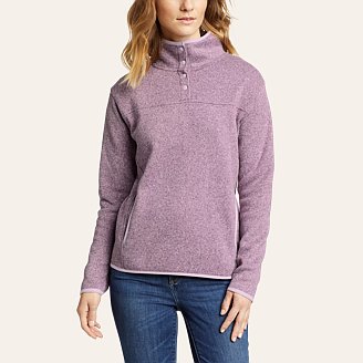 Eddie Bauer Women s Radiator Fleece 2.0 Snap Mock Upper Canada Mall