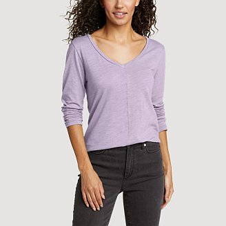 Women's Concourse Short-Sleeve Panel-Front T-Shirt