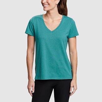 Women's Coast And Climb Short-Sleeve V-Neck T-Shirt - Solid