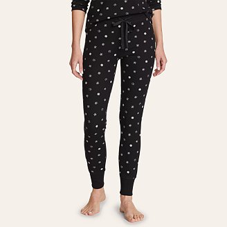 Image of Women's Waffle-Knit Sleep Joggers
