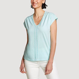 Image of Women's Coast & Climb Novelty V-Neck Tee