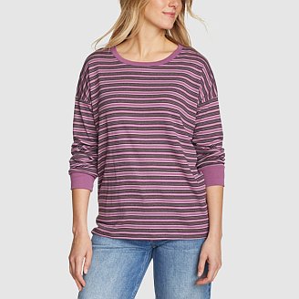 Women's Long-Sleeve Crewneck Favorite T-Shirt