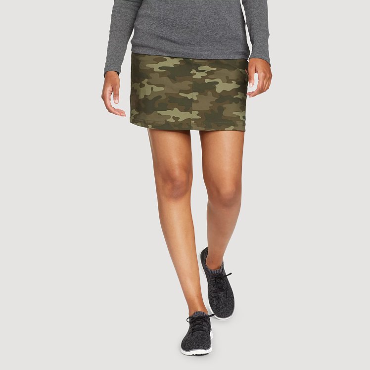 Women's Rainier Skort Camo Print Eddie Bauer