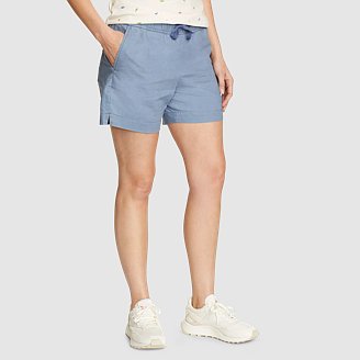 Women's Wave Break Linen-Blend Shorts