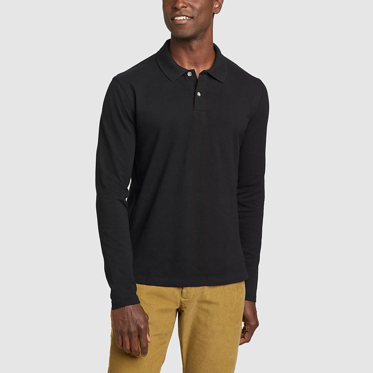 Eddie bauer long sleeve polo shirts hotsell