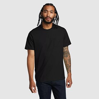 Men's Legend Wash Classic Short-Sleeve 100% Cotton Pocket T-Shirt
