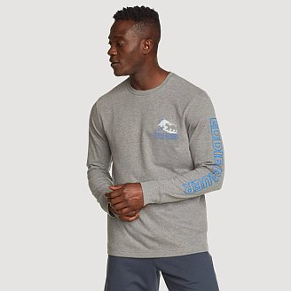 Long-sleeve Graphic T-shirt - Throwback Outfitter | Eddie Bauer