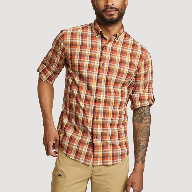Men's Seertech Long-sleeve Packable Shirt | Eddie Bauer
