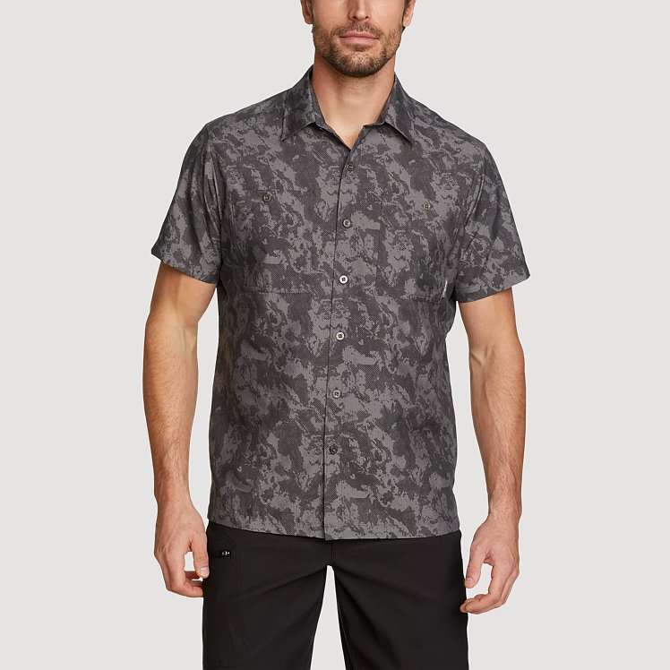 Men's Rainier Short-sleeve Shirt Print Eddie Bauer