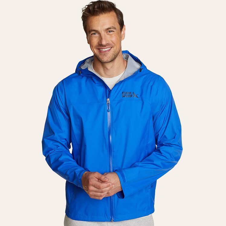 Men's Packable Cloud Cap Waterproof Rain Jacket | Eddie Bauer